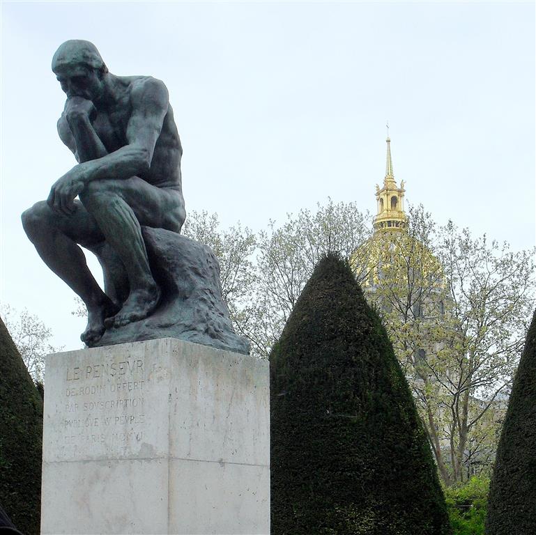 Le Penseur, The Thinker. Rodin