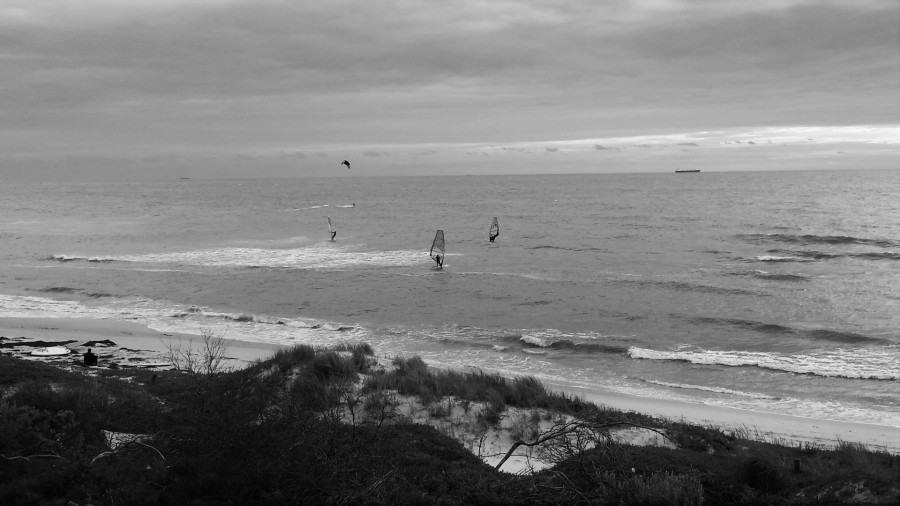 Windsurfing on the Western Australian coast