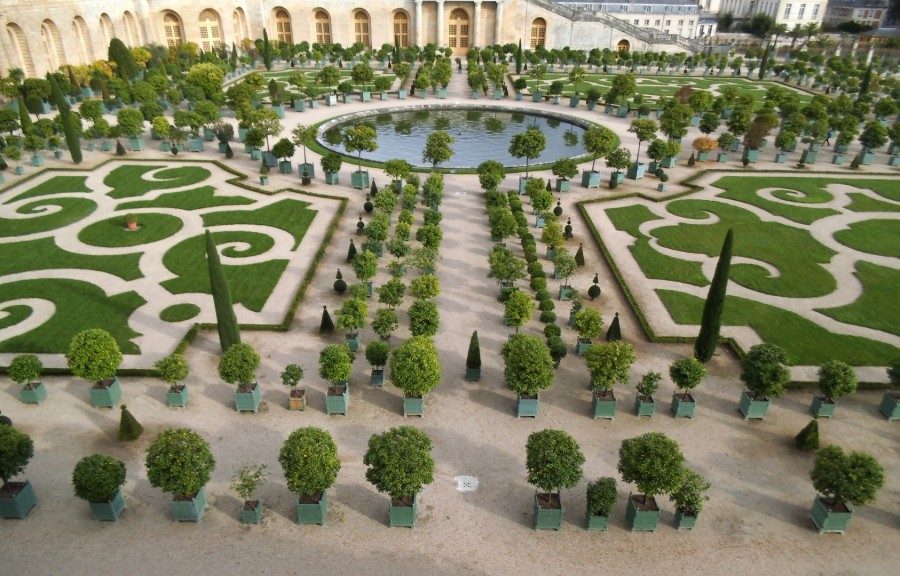 Versailles Palace Orangerie in Autumn